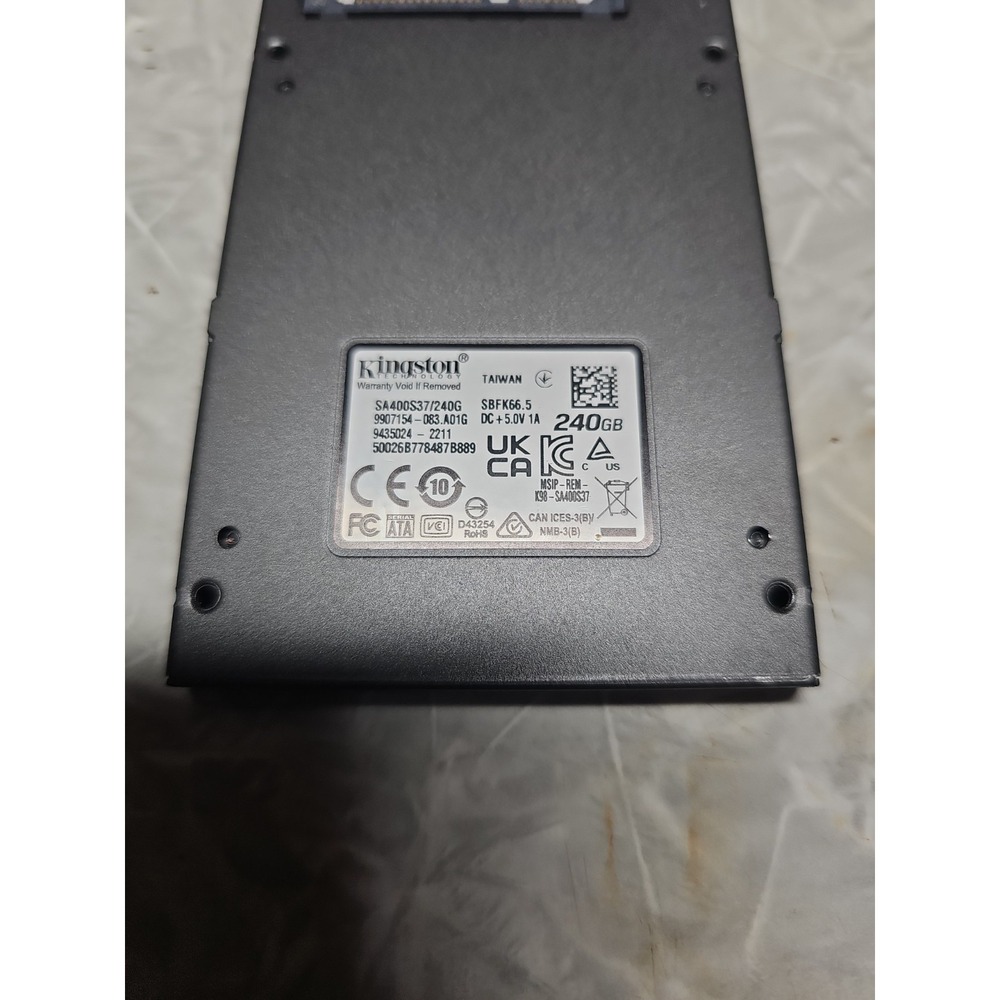Kingston A400 SSD SATA III 2.5 inch 240GB Solid State Drive Lot - Picture 3 of 3